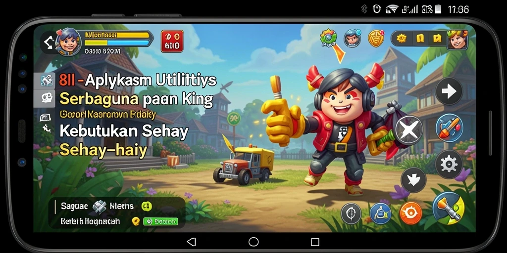 Tampilan screenshot utama 8II menampilkan berbagai alat utilitas praktis.