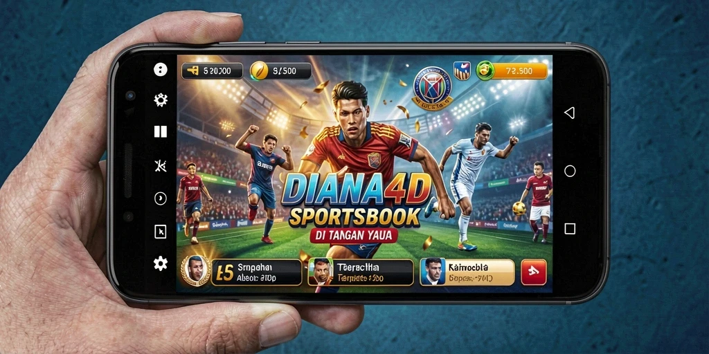 Tampilan game DIANA4D yang menampilkan keasyikan taruhan olahraga.