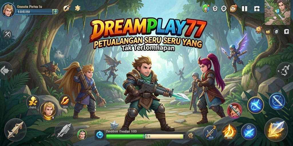 Tangkapan layar menampilkan aksi seru dalam permainan petualangan.