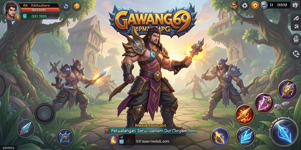 Tangkapan layar menampilkan aksi epic dalam GAWANG69.