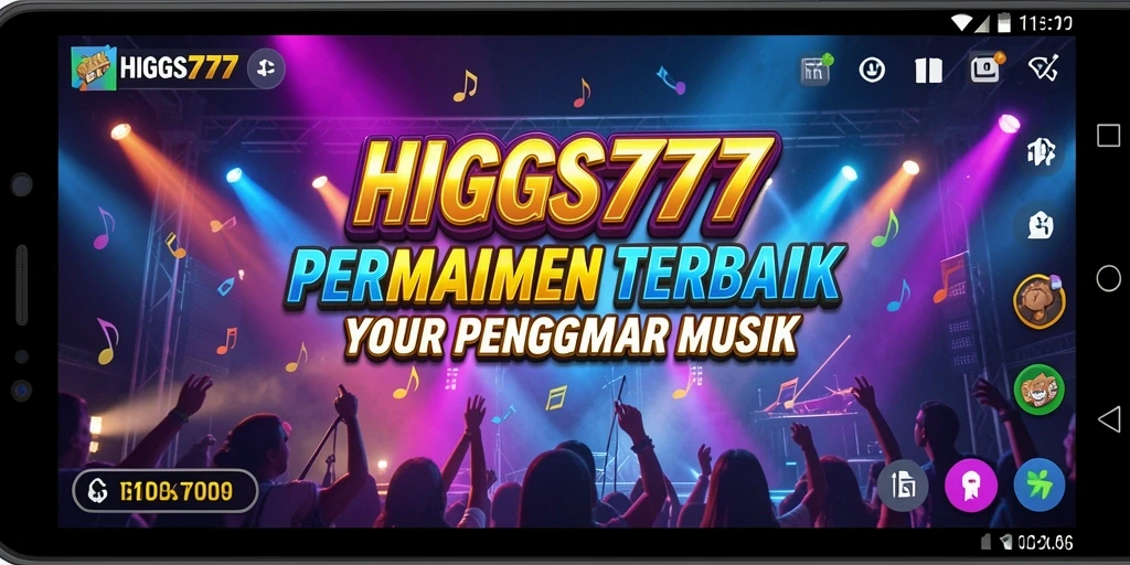 Tampilan gameplay <strong>HIGGS777</strong> yang seru dan penuh warna.
