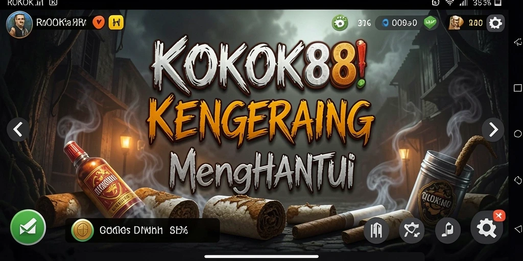 Tangkapan layar gameplay ROKOK88 yang menampilkan suasana horror yang mencekam.