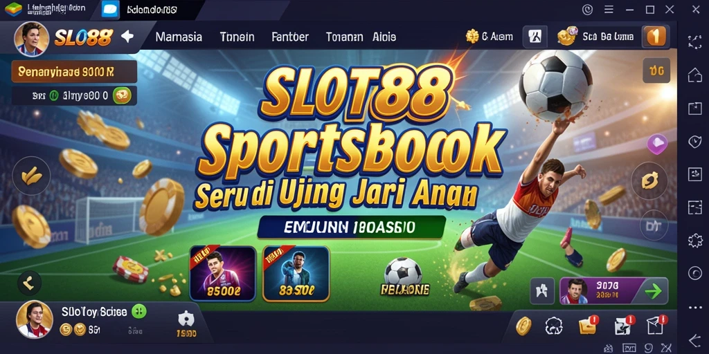Tampilan menarik dari gameplay Sportsbook SLOT88.