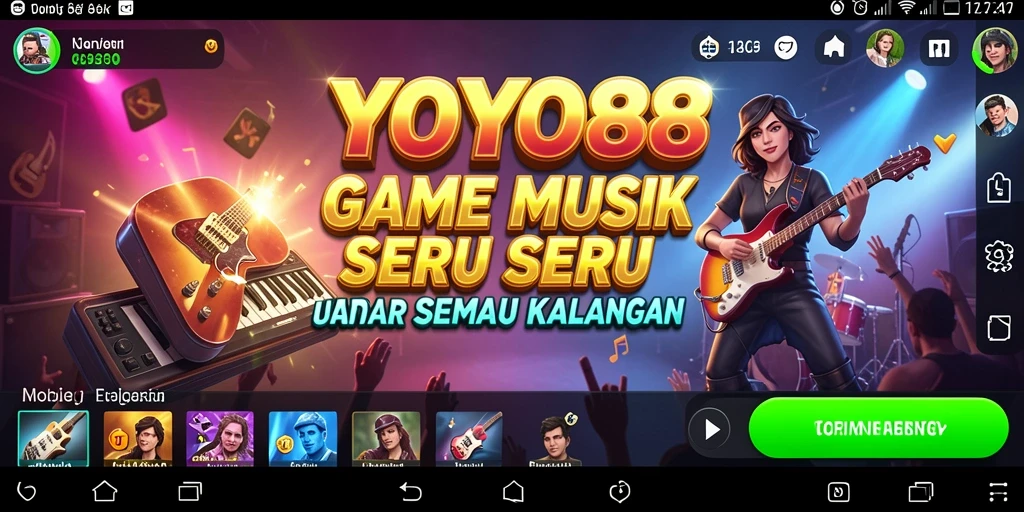 Screenshot game YOYO88 menampilkan gameplay musik yang seru dan menarik.